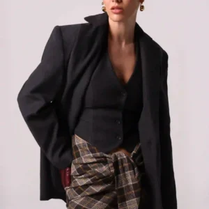 Tie me up wool skirt